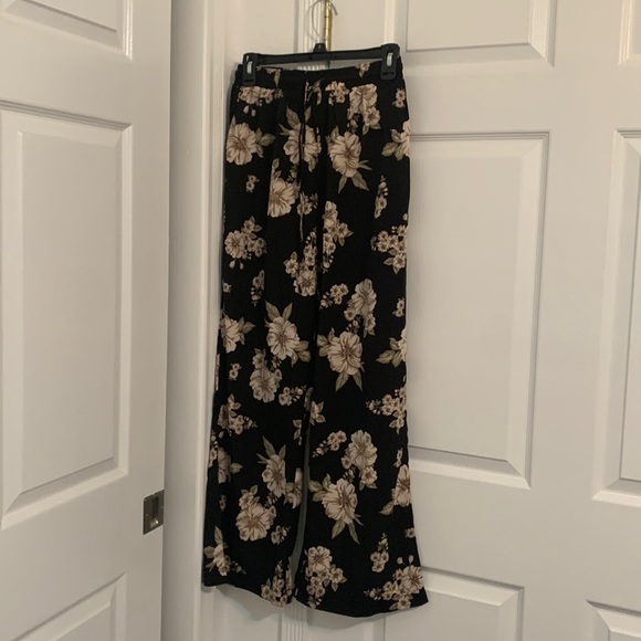 Shein Floral Flared Pants - Picture 1 of 5